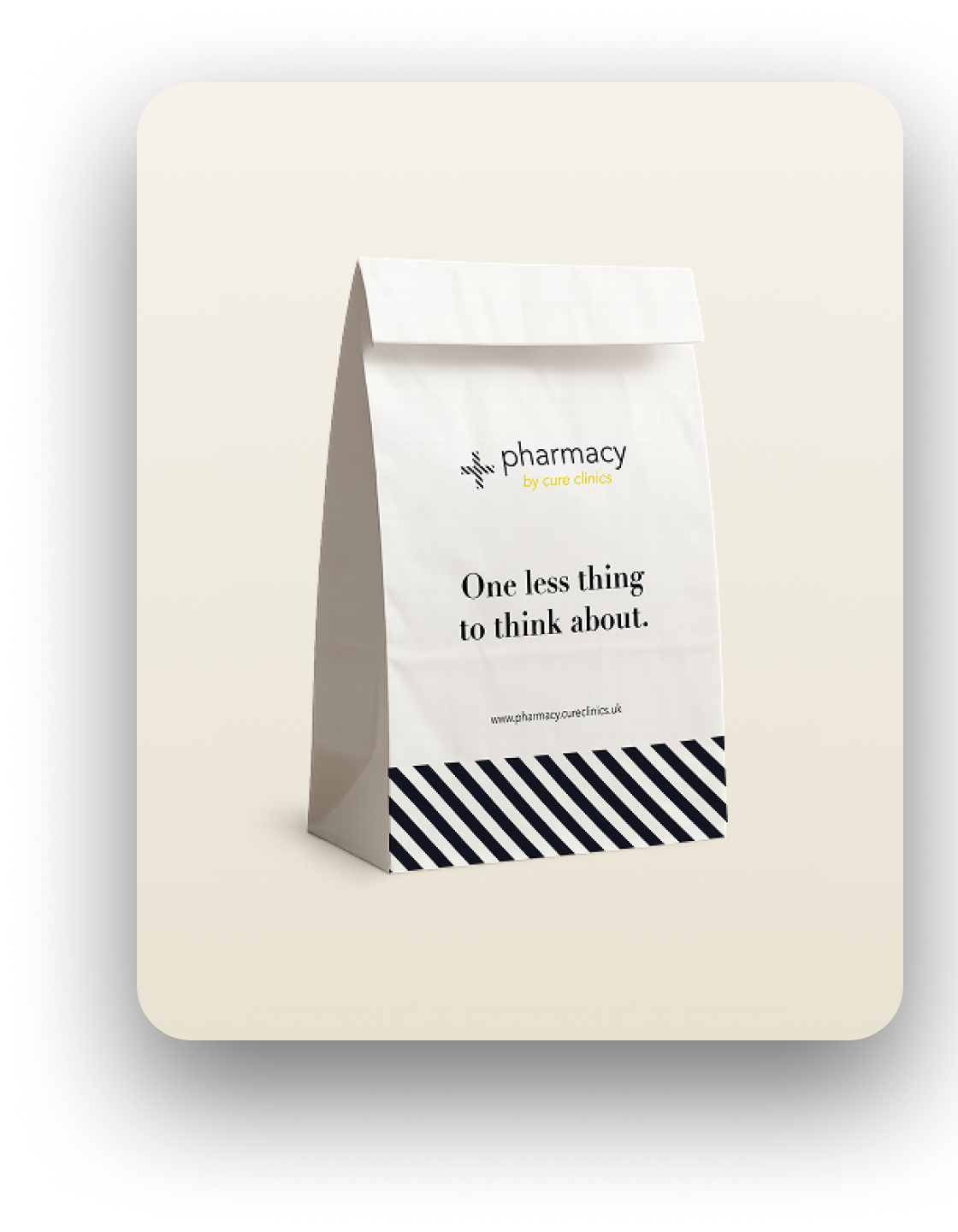 Cure Clinics pharmacy bag